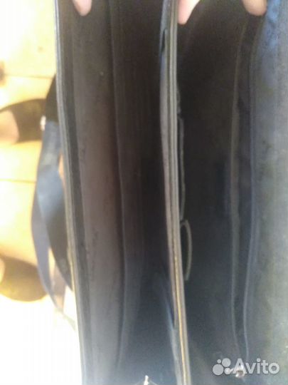 Портфель кожаный стильный, фирменный, деловой