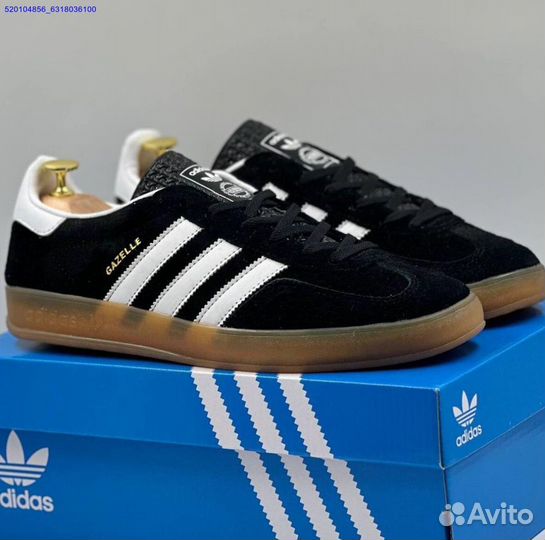 Кроссовки Adidas Gazelle Black (Арт.69721)