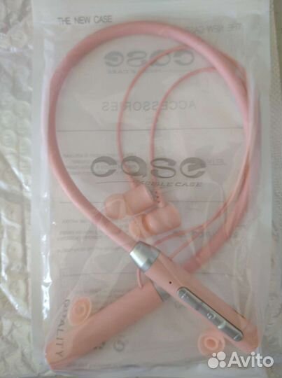 Наушники Bluetooth розовые