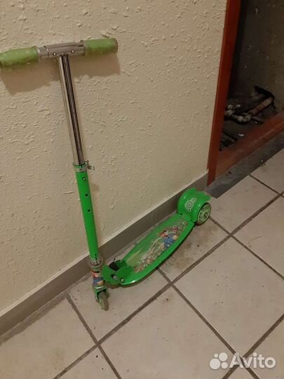 Самокат детский трехколесный бу