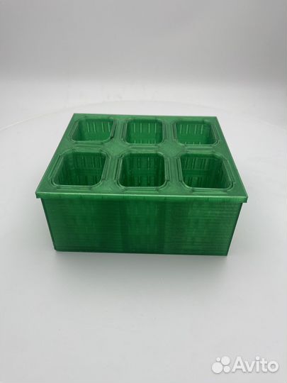 Гидропоника, касета для рассады 6 ячеек