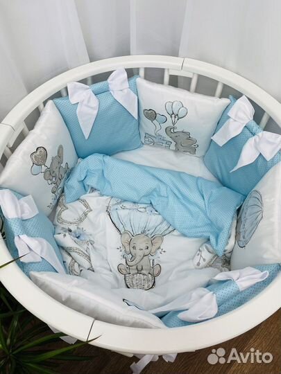 Бортики в кроватку новые