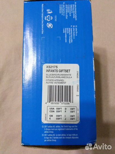 Шапочка для новорождённого Adidas оригинал