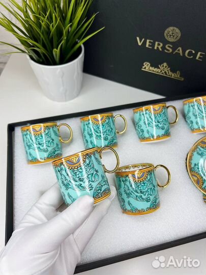 Кофейный фарфоровый набор Versace