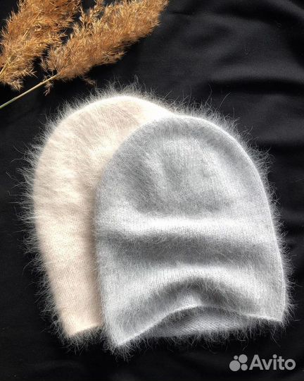 Шапка бини вязаная