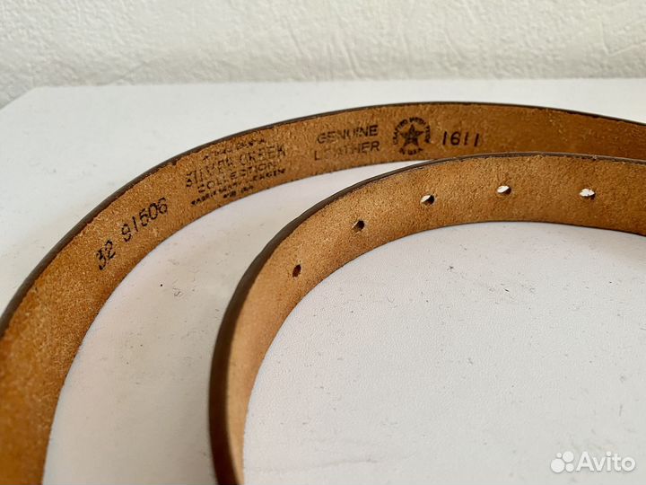 Silver Creek.Made in U.S.A.кожаный ремень. 80