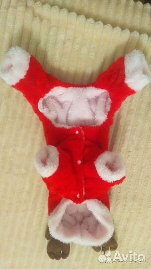 Новогодний комбинезон для маленькой собачки