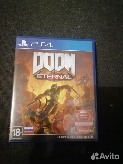 Doom eternal ps4 диск