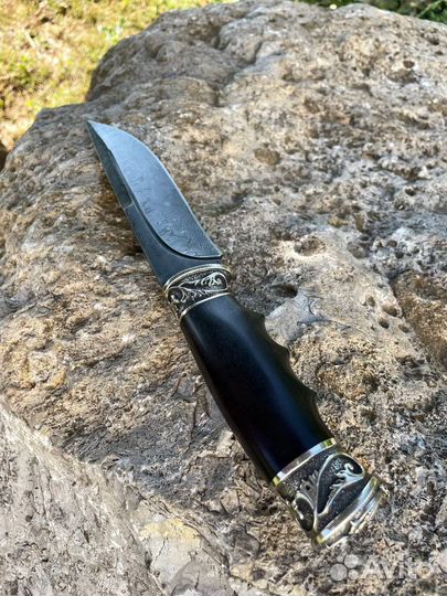 Нож Беркут2 из стали дамаск