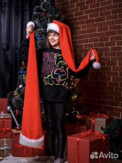 Колпак новогодний удлиненный