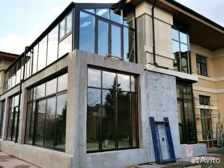 Алюминиевые окна, алюминиевые витражи