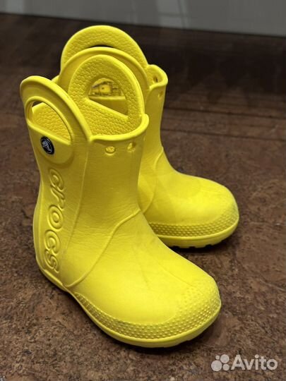 Детские резиновые сапоги crocs c7