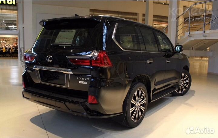 Планка под номер Lexus LX570 2017