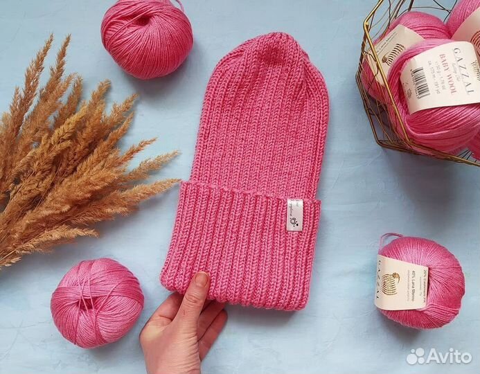 Вязаная шапка, комплект на заказ