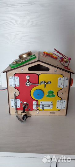 Бизиборд домик со светом