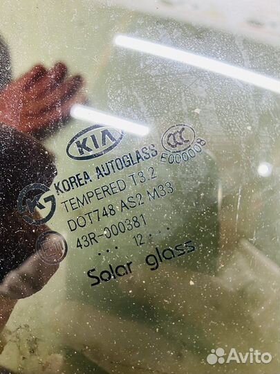 Форточка задняя правая kia optima 3TF
