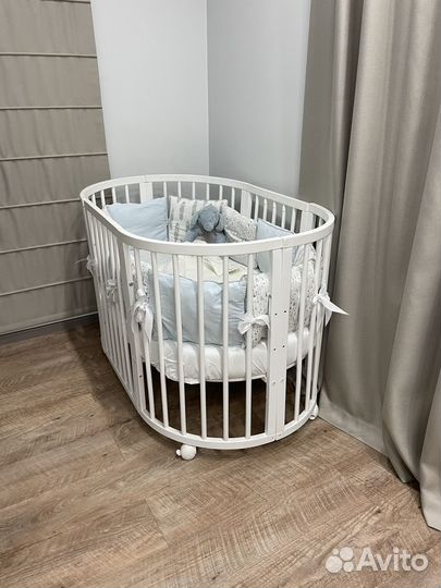 Кроватка овальная