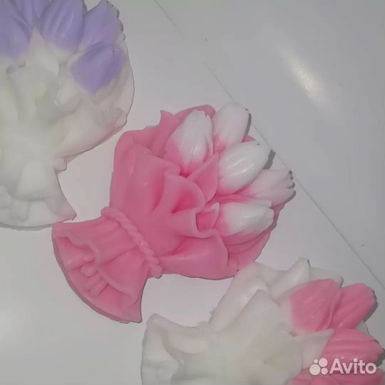 Мыло ручной работы букеты