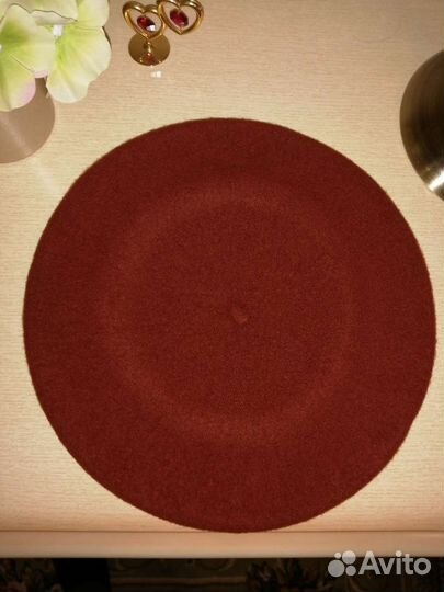 Берет Tonak черный и рыжий