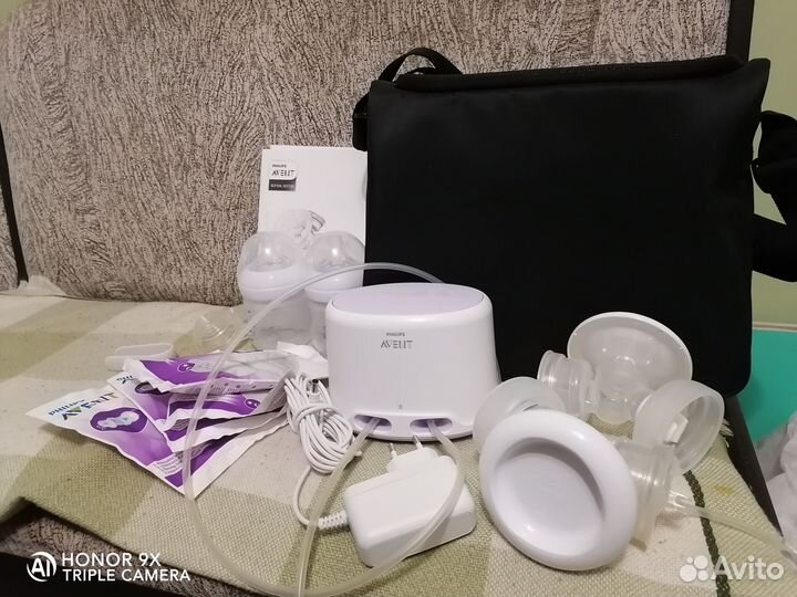 Молокоотсос avent электрический новый