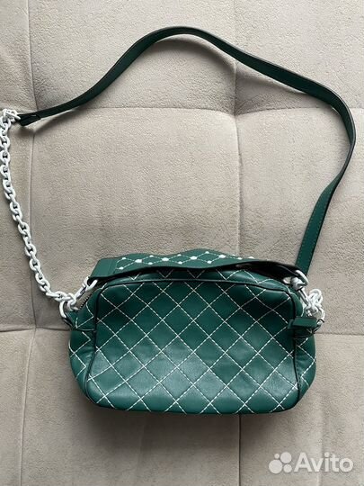 Сумочка Mango зеленая небольшая