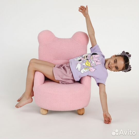 Детское мягкое кресло Мишка