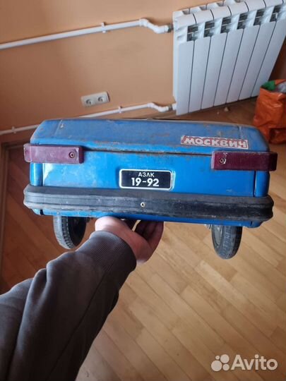Педальный москвич СССР состояние редкость