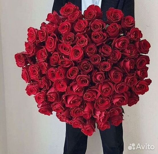 Длинные высокие розы 110 150 160 180 200 см