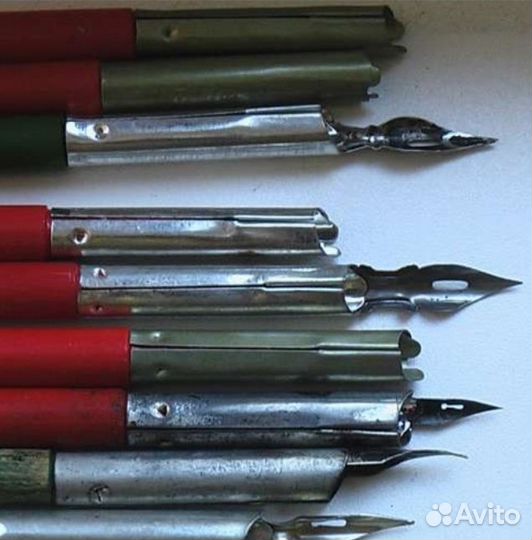 Ручки и перья для письма и рисования тушью, СССР