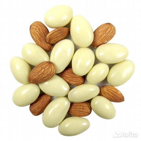 Миндаль в белом шоколаде 3 кг