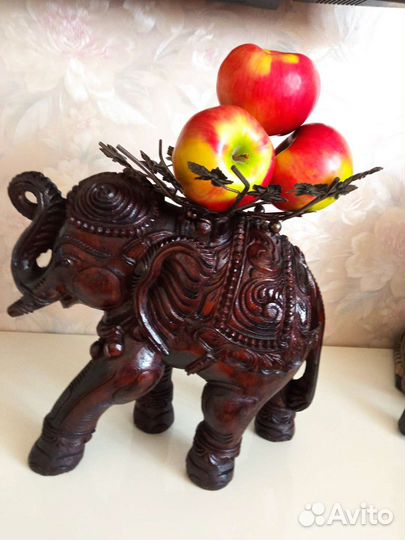 Статуэтка слон большой, дерево