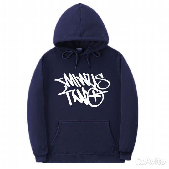 Худи Minus Two Синее