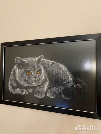 Кот вышивка крестиком