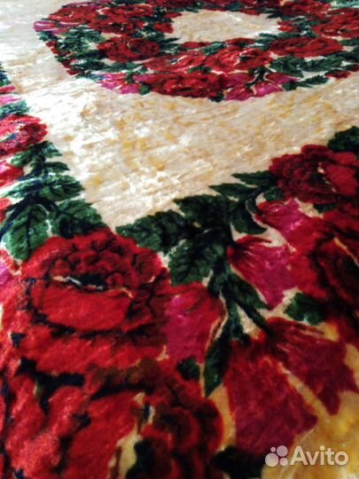 Плюшевая скатерть СССР