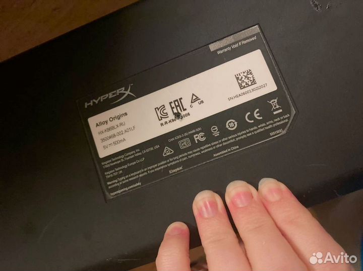 Игровая клавиатура hyperx alloy origins