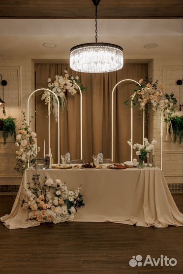 Оформление свадьбы, фотозона