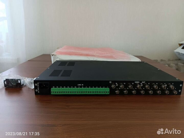 Активный 16-и канальный блок приема видеосигналов