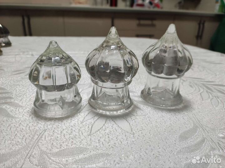 Хрустальные пробки для графинов, купол для штофа