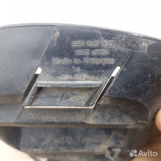 Решетка в бампер левая ауди 80 90 б3