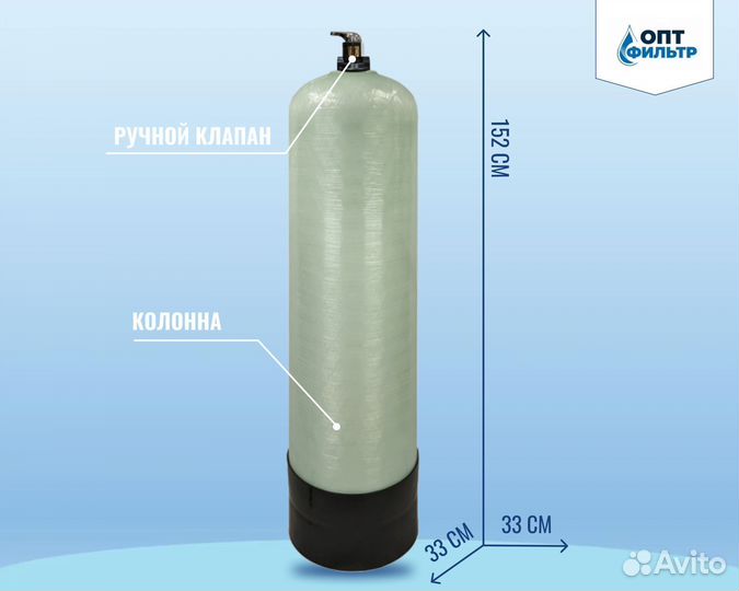 Обезжелезиватель воды из скважины, колодца