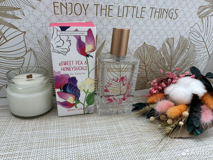 Heathcote Ivory sweet pea&honeysuckle edt 50