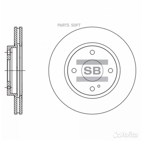 Диск тормозной SD5306