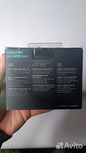Веб-камера Logitech Full HD 1080p Pro Webcam C920