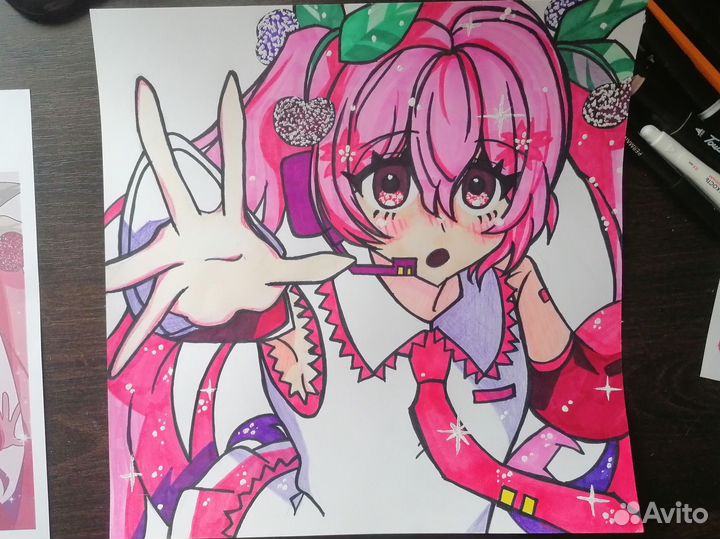 Рисунки на заказ аниме