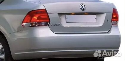 Бампер задний на Volkswagen Polo V 2010-2015