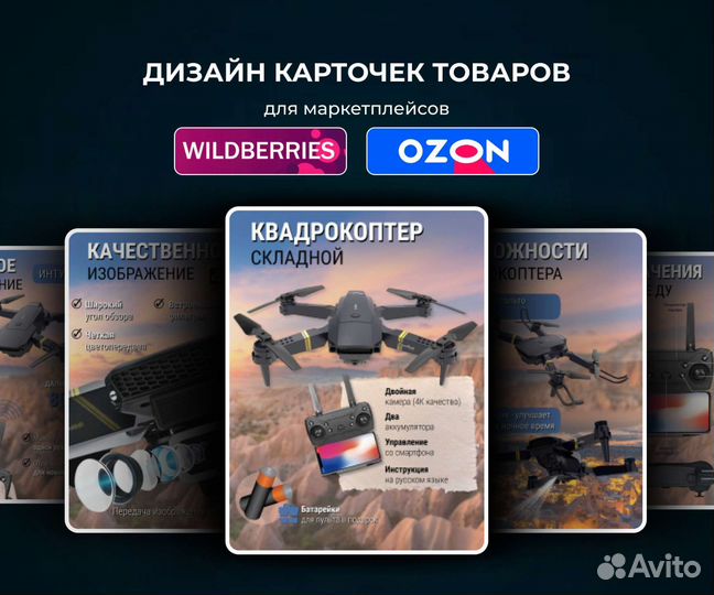 Инфографика для маркетплейсов Wb/Ozon