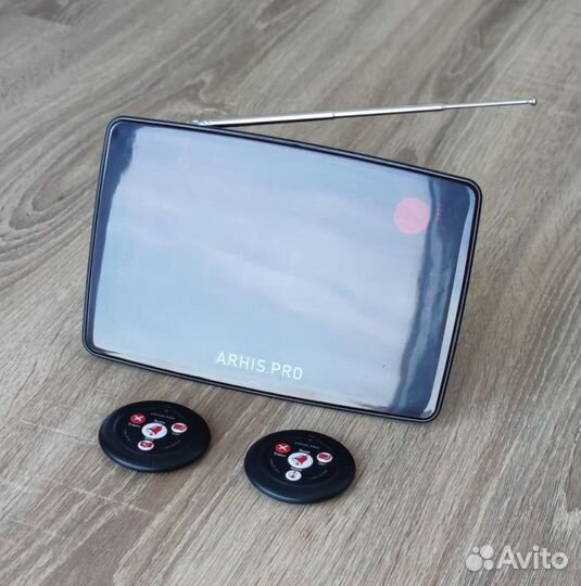 Табло вызова официанта руссифицировано и кнопки