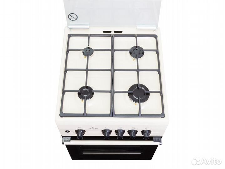 Плита газовая Greta 1470 GG 5072 CG38 (Е) бежевая