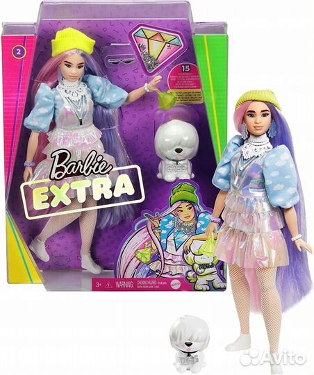 Кукла Barbie Extra азиатка в шапочке