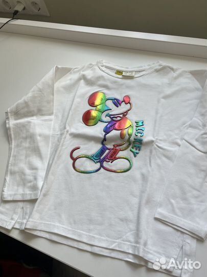 Футболка zara для девочки 128